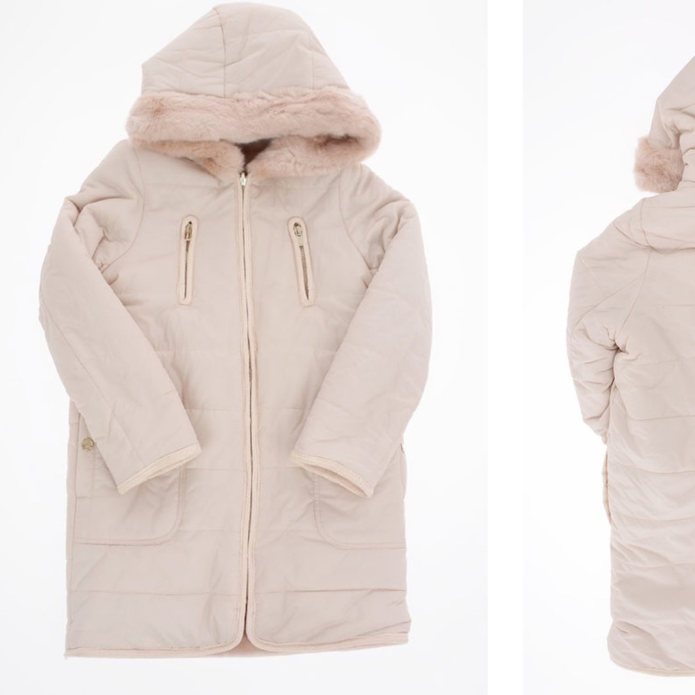 Chloe kids Faux Fur Reversible Coat
